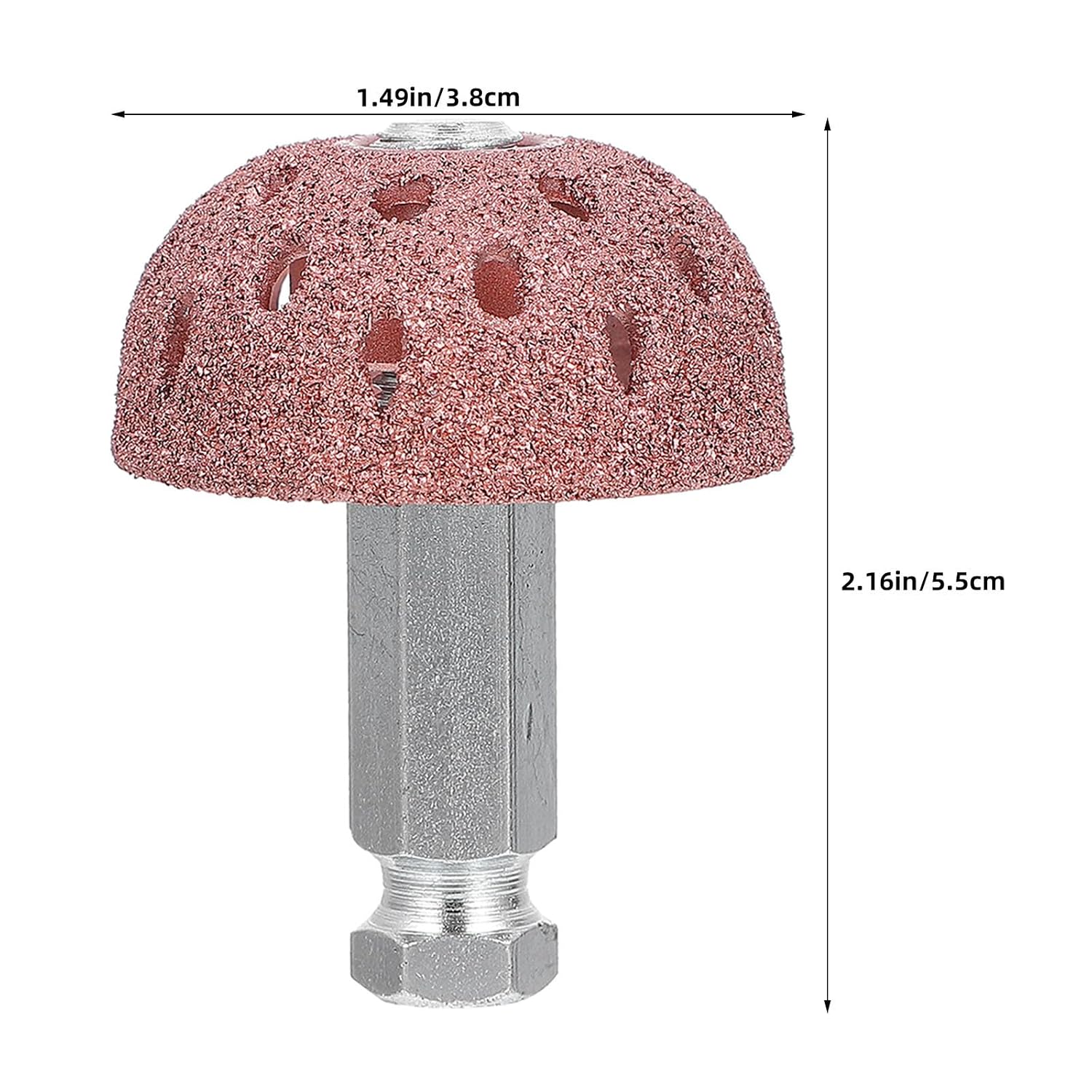 Tire Buffer Wheel 38mm Tungsten Steel Bowl Type with Shank
