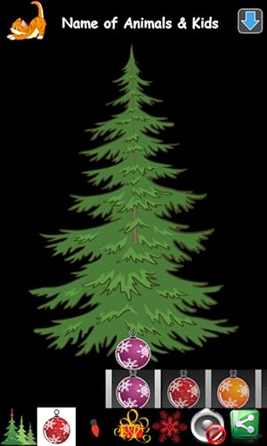 Decoração da árvore de Natal para Crianças - divertido e educativo jogo de aprendizagem pré-escolar