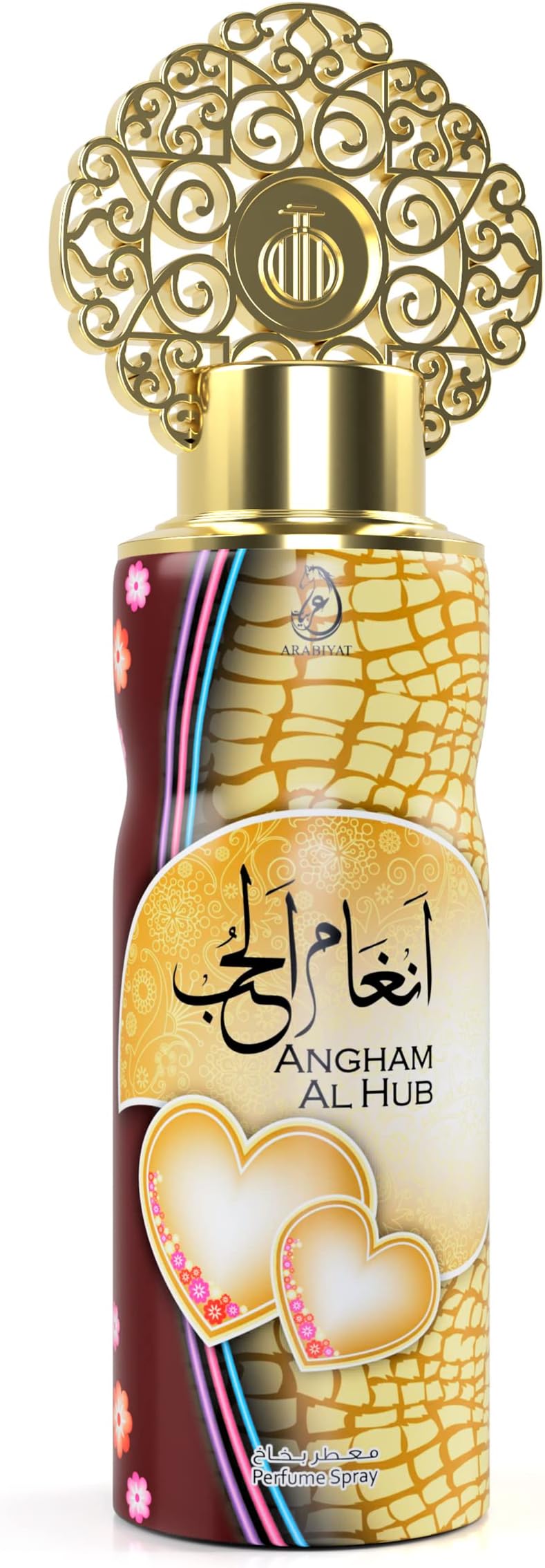 Arabiyat Angham al Hub Perfume Spray, 200 ml, Deodorant for Men & Women