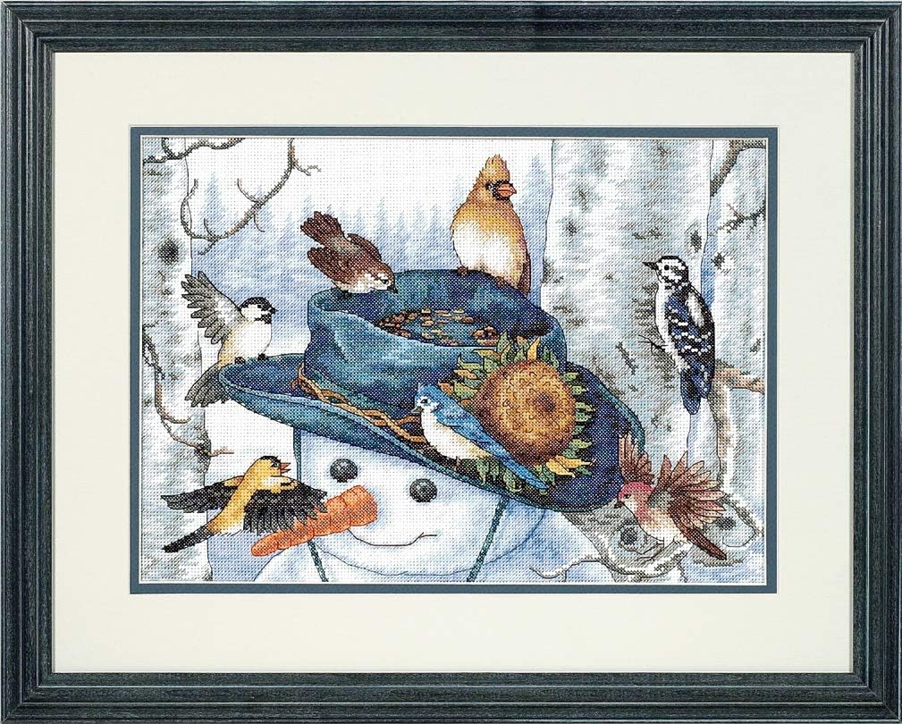 Dimensions Needlecrafts Counted Cross Stitch, Sunflower Snowman
