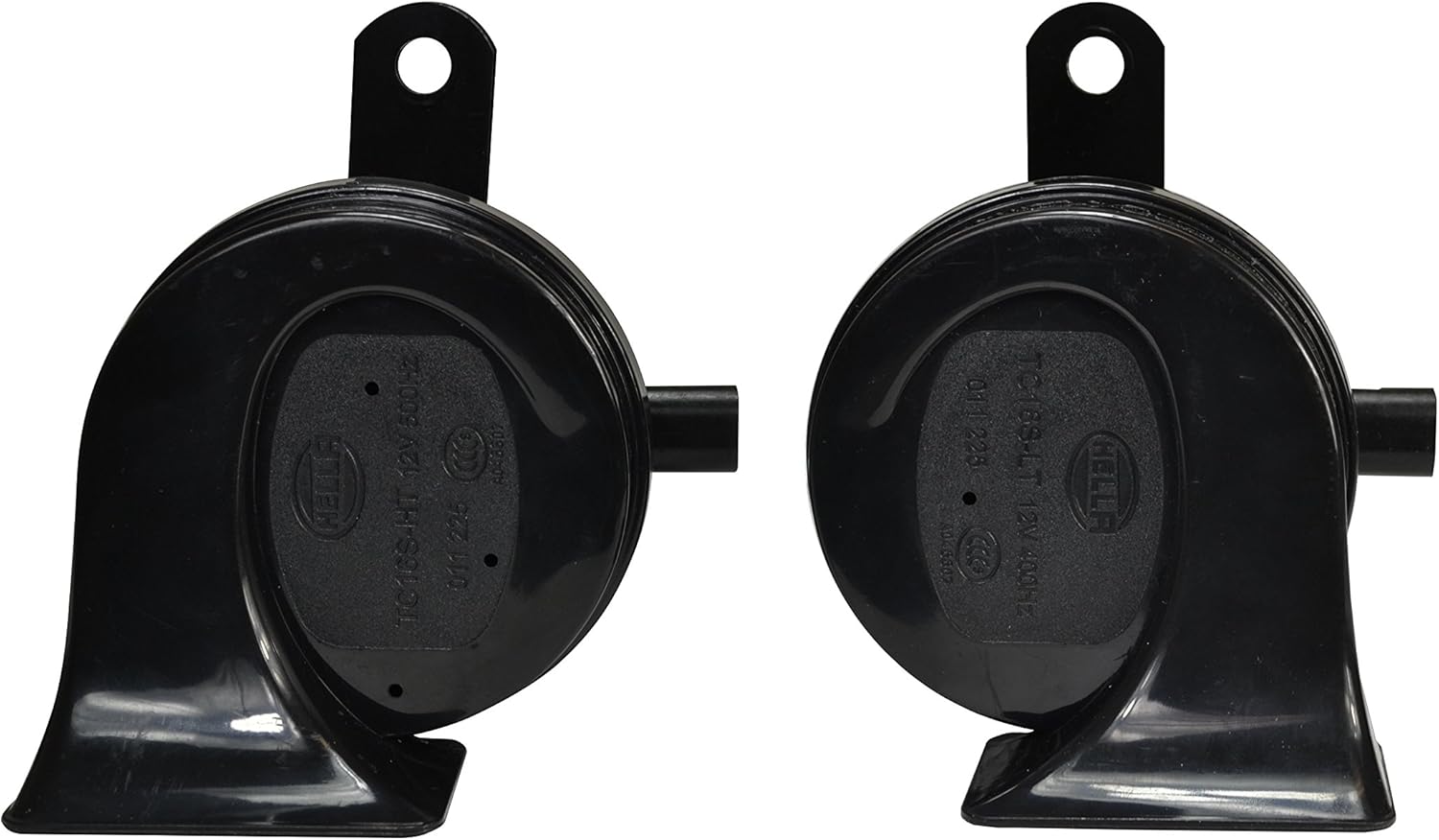 HELLA 012010881 Black 12V BX Trumpet Horn Kit (Bmw)