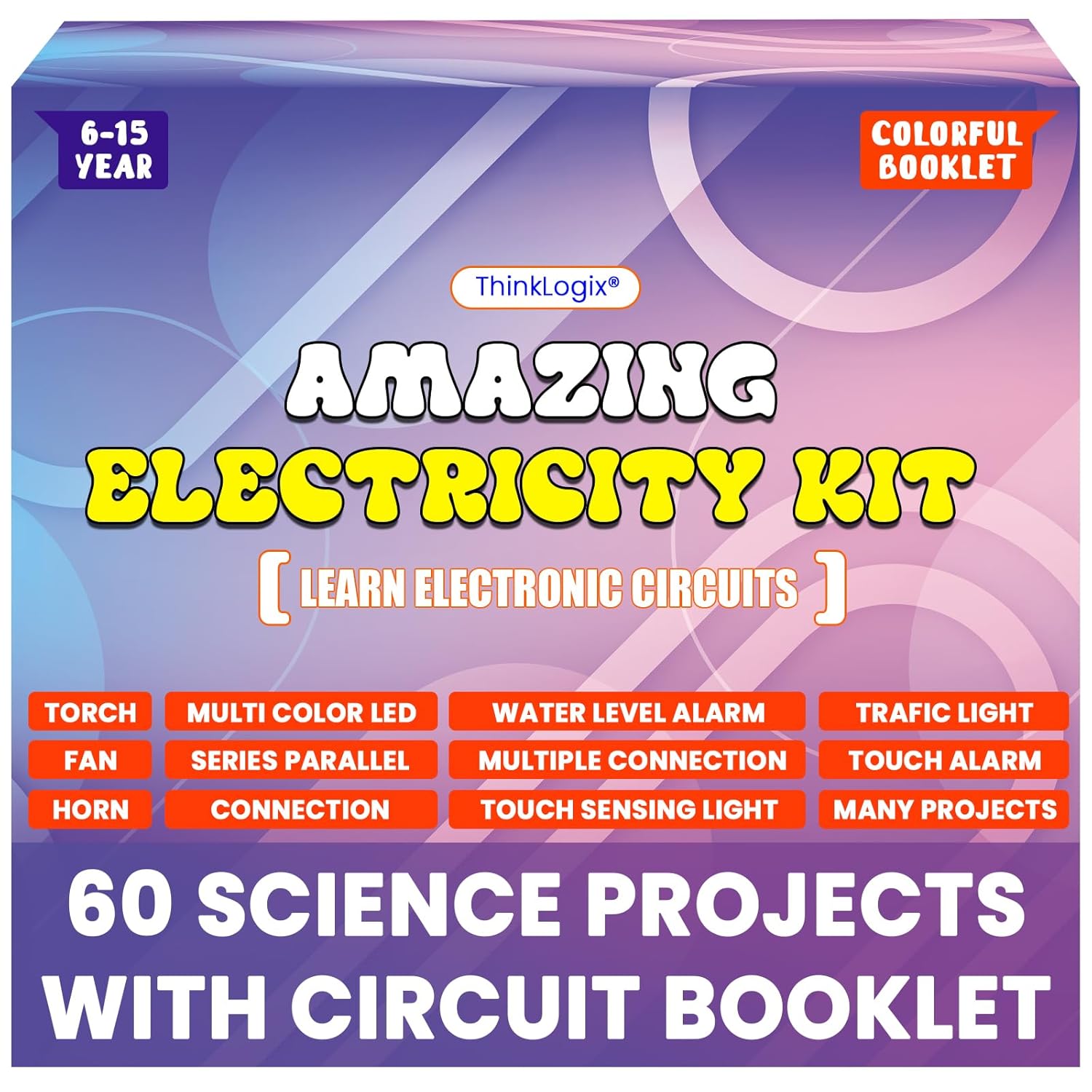 Buy ThinkLogix® Electricity Kit Learn Electronic Circuits 60 DIY