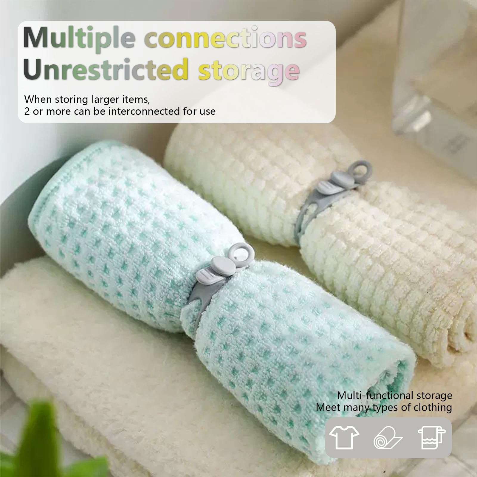 Organizer per cavi dati, fascette in silicone elastiche e riutilizzabili per raggruppare e fissare auricolari e caricabatterie del telefono (6PCS)