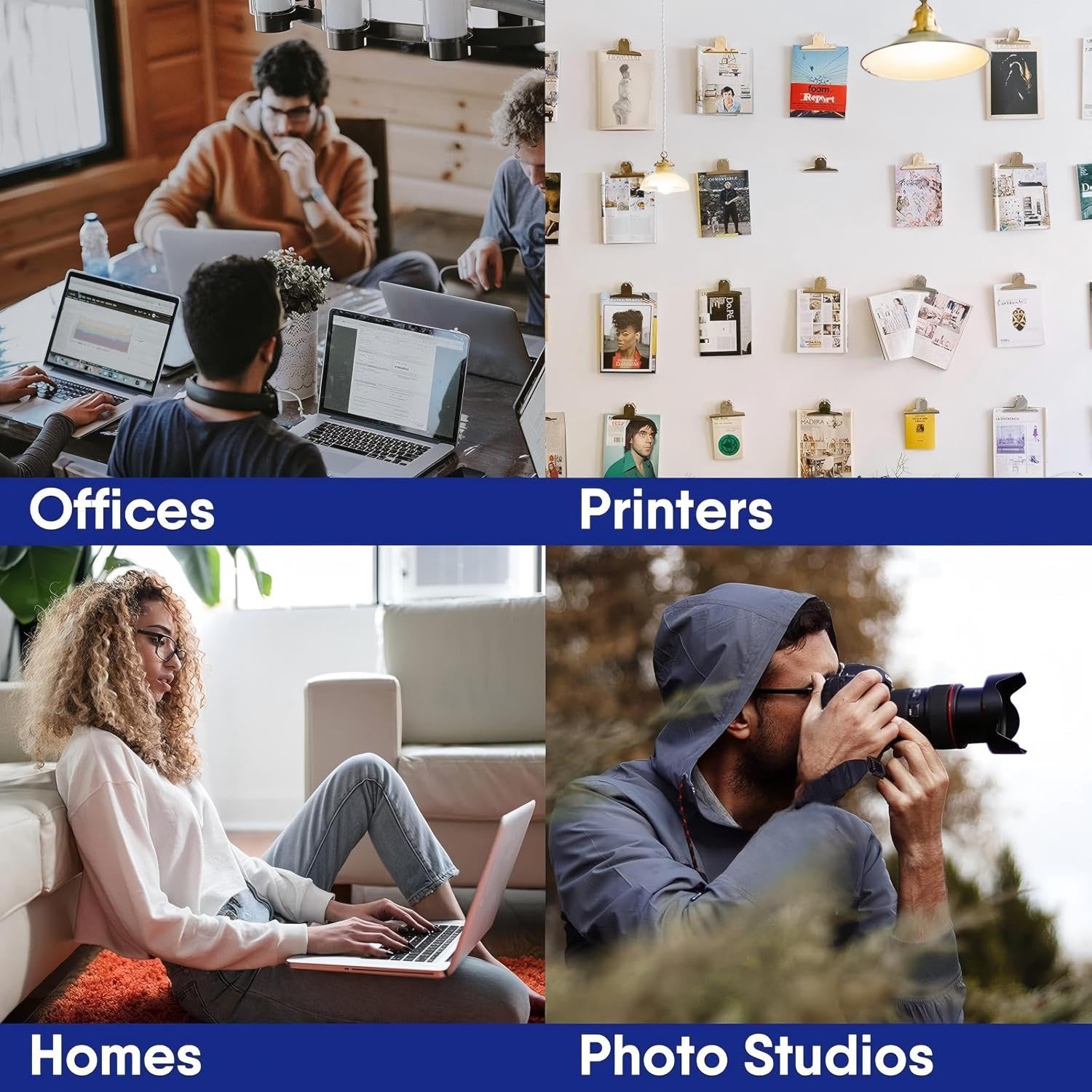 Papierschneider, Trimmer für 40 Blatt, robustes Schneidebrett mit Sicherheitsschutz, ideal für Fotos, Karton, Karton, Vinyl und Handwerk