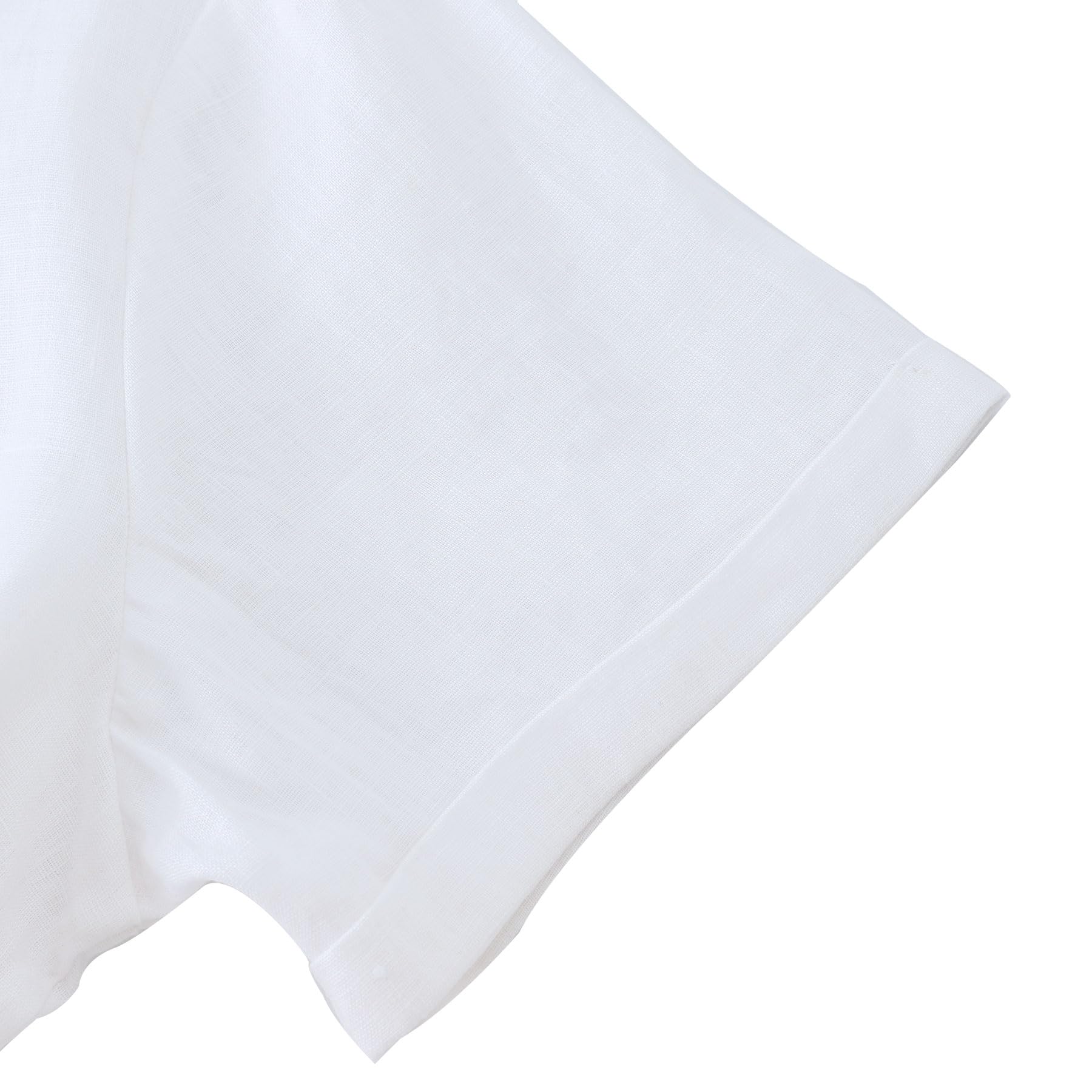 Amazhiyu Robe chemisier en lin pour femme - Robe midi - Robe en lin - Robe d'été - Longueur genou - Élégante avec poches et ceinture