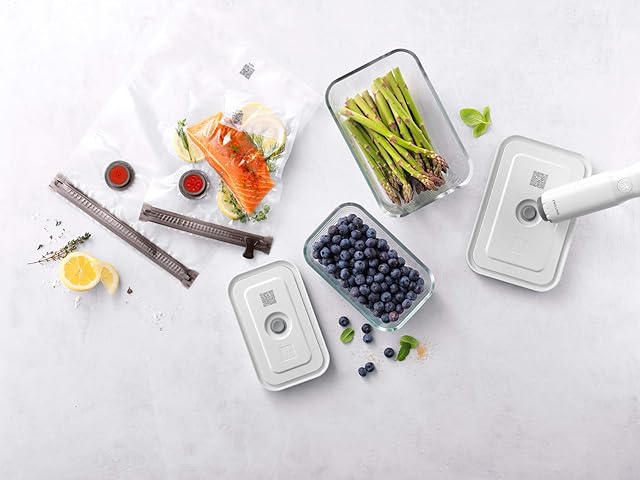 ZWILLING Fresh, Save Vacuum Starter Set, 7 Pieces, BO Fresh, Save Starter Set, 19 x 5 cm