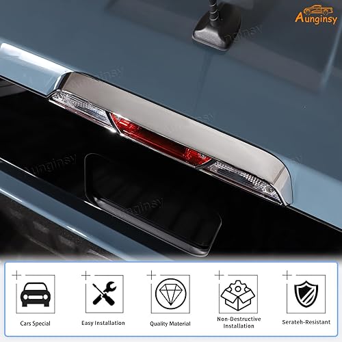 Miniatura 5 de Marco de ajuste de luz de freno de tercera parte para automóvil, compatible con Ford Maverick 2022-2025, tercera posición central de alta posición,