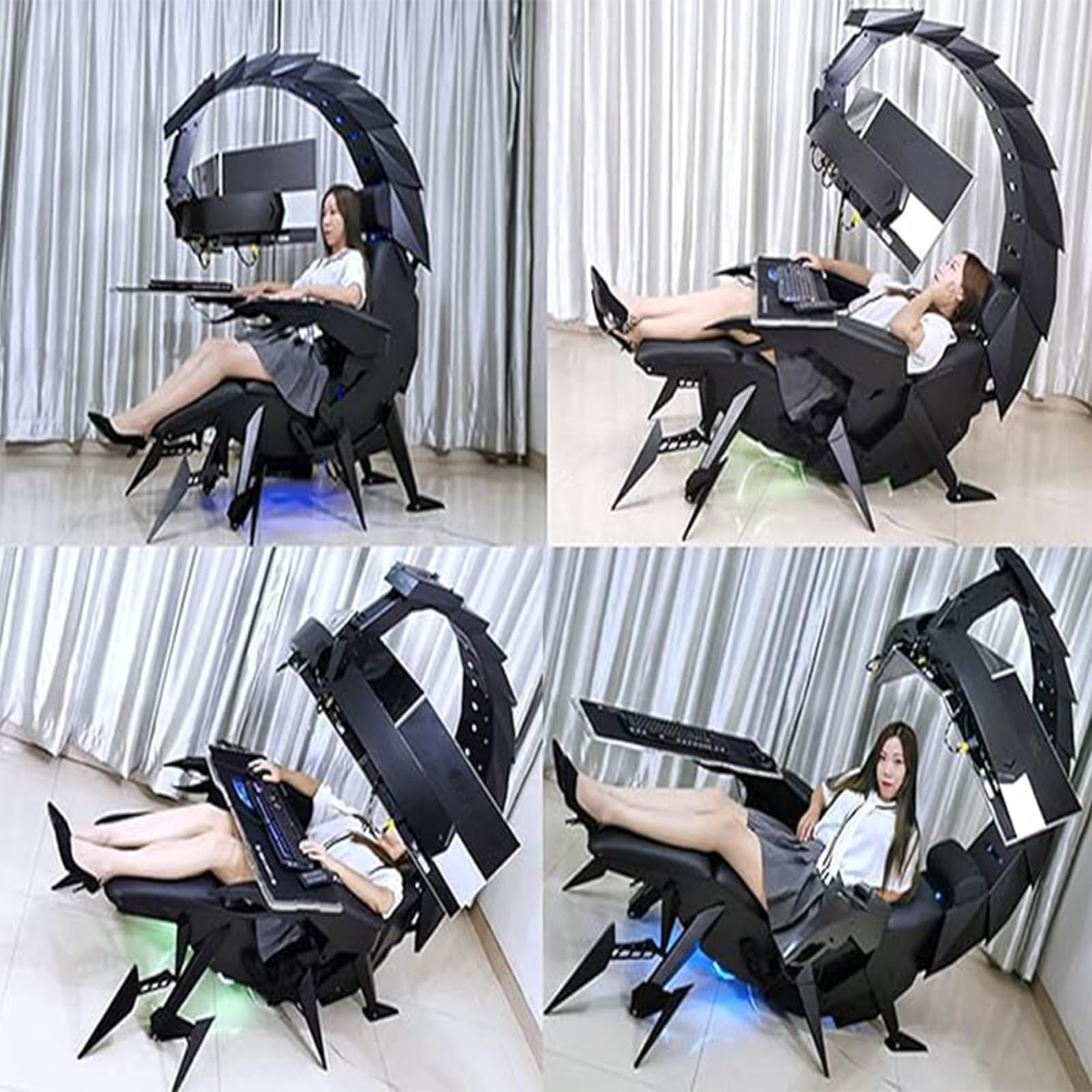 Amazon.co.jp: RJHJK スコーピオン ゲーミングコックピットチェア 