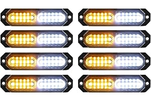 ASPL Ultra Slim 12-LED Emergency Strobe Lights for Vehicles