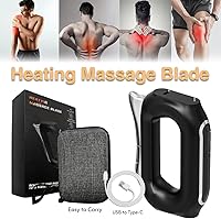 Vista 6 de Herramienta raspadora muscular con calefacción, cuchillo eléctrico para relajación muscular, cuchillo de fascia calentado, masajeador de fascia