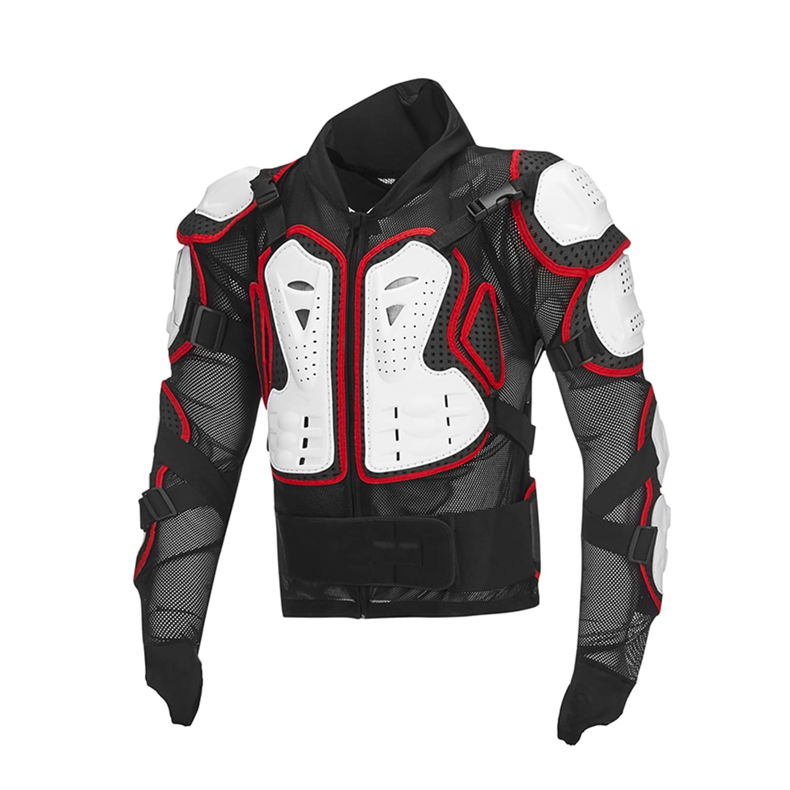 Vestes D'armure de Moto Motocross Équipement de Protection Complet du Corps Vêtements Anti-Chute Plastron Résistant à l'usure Respirant