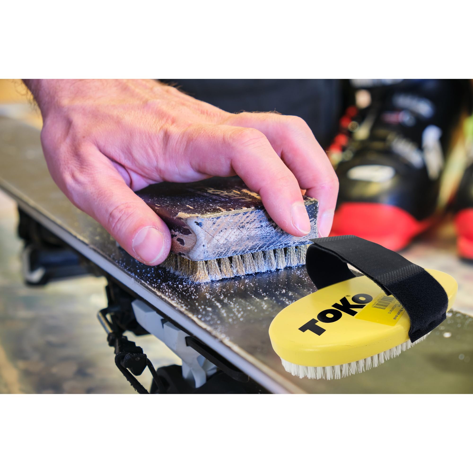 Toko Herramienta de reparación Base Brush Ovalada Nylon