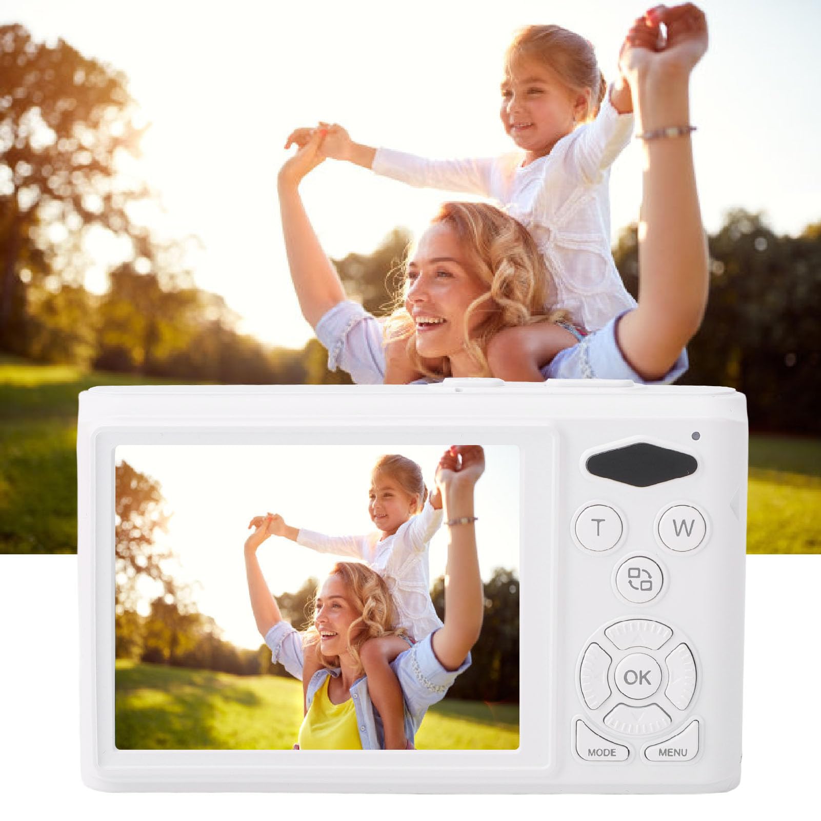 Tangxi Appareil Photo Numérique 5K, 80MP UHD 18X Zoom AF, Caméras de à Mise au Point Automatique avec Double écran, Caméras Vidéo WiFi Portables avec Filtres Créatifs et beauté pour la