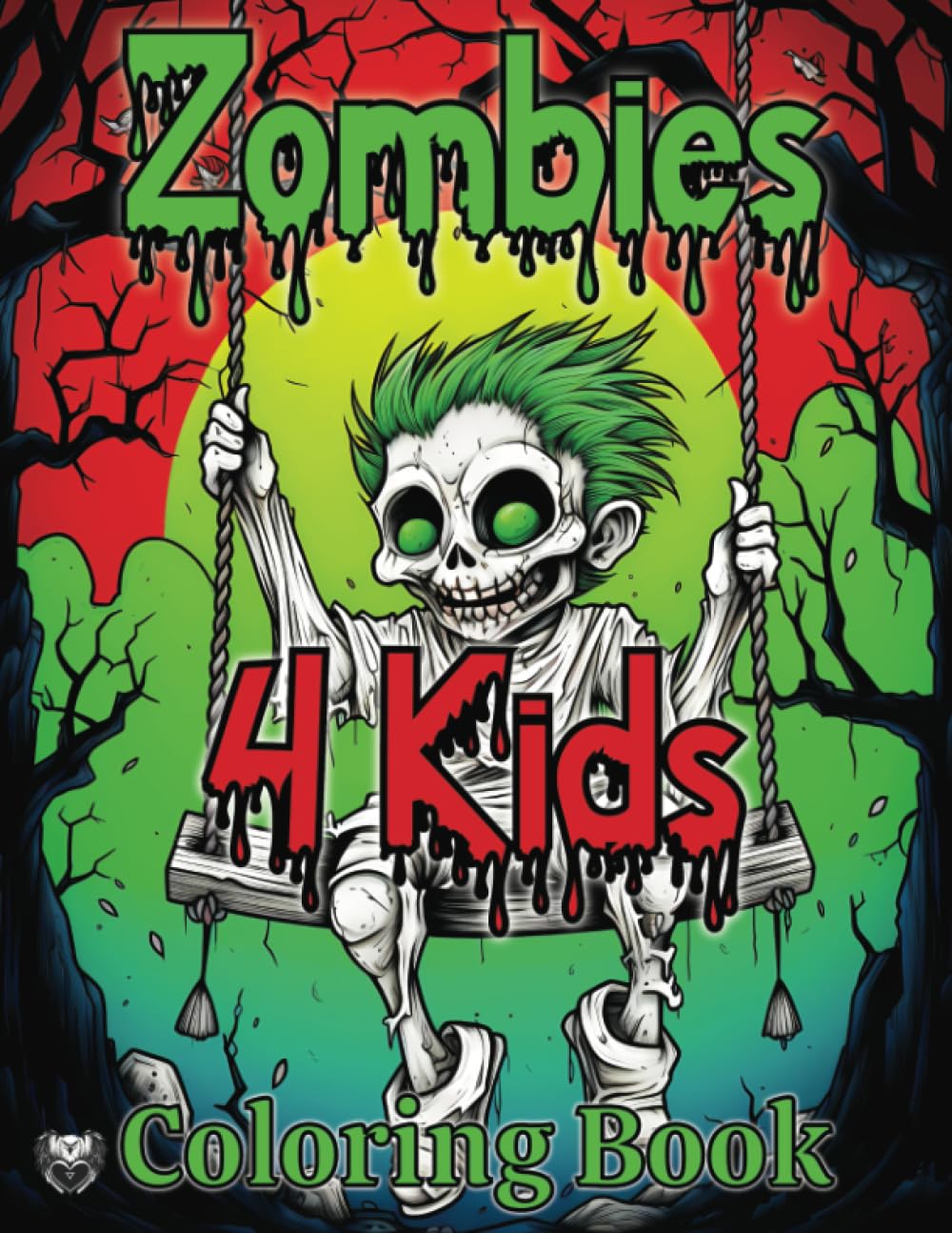 Zombies Coloring Book for Kids: Scary and Cute Zombies to Color (Scary Coloring For Kids)
