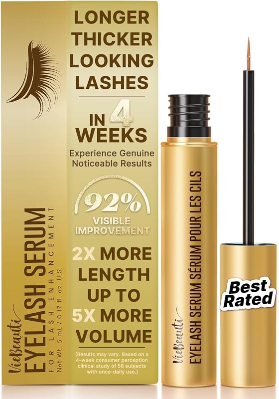 VieBeauti EyeLash Growth Serum for Longer Fuller Thicker Looking Lashes 5 mL