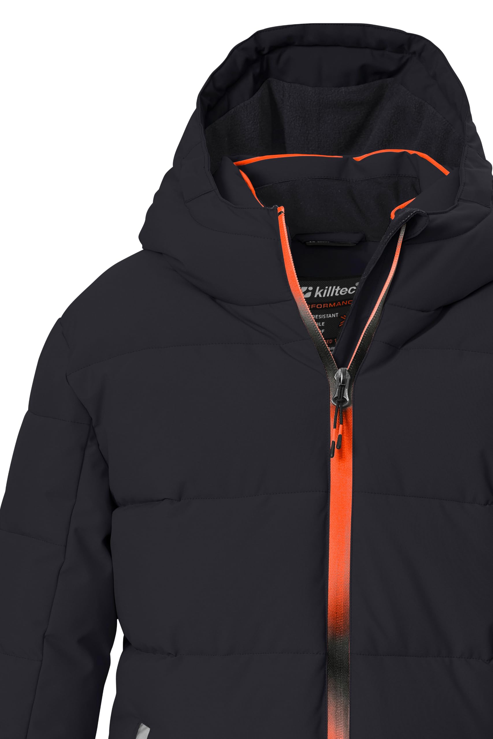 killtec Jungen Ksw 203 Bys Ski Jckt Ski-Steppjacke mit Kapuze und Schneefang (1er Pack)