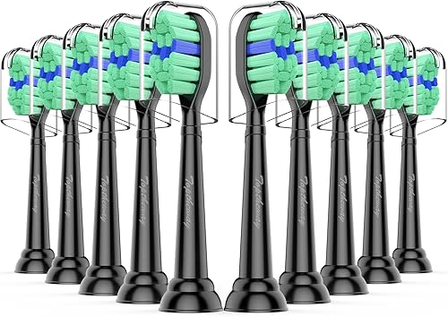 Toptheway Cabezales de repuesto compatibles con Philips Sonicare Protectiveclean Dailyclean Plaque Control Cepillo de dientes eléctrico 4100 5100 C2