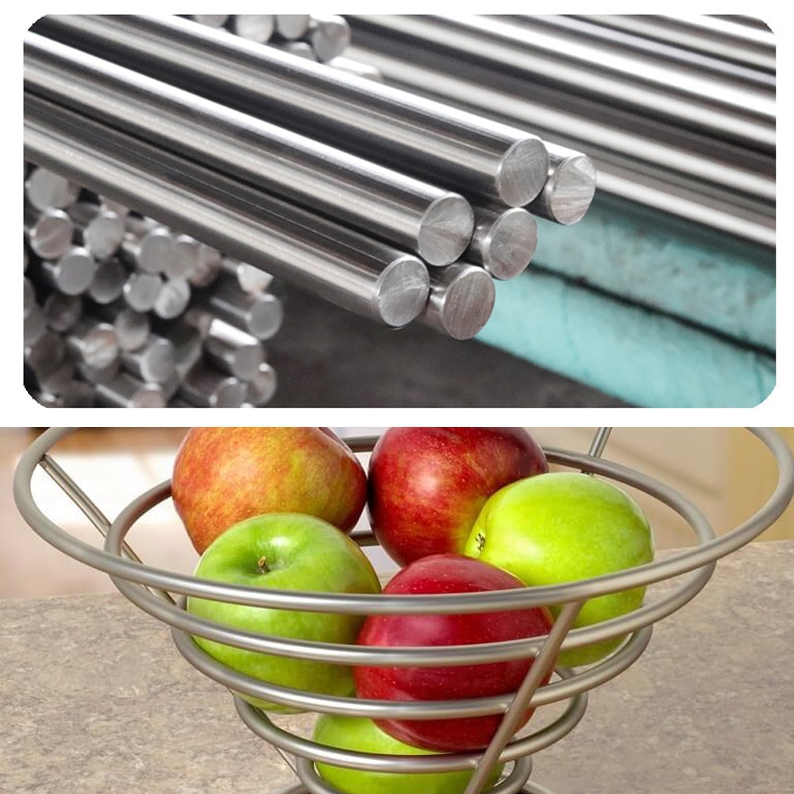 Aste di Acciaio Inox 3,5 mm x 300 mm Barre Solide Rotonde per Fai da Te