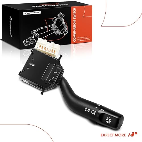 Miniatura 8 de A-Premium Interruptor de señal de giro, atenuador de faros delanteros multifunción compatible con Mazda 6 03-08, CX-7 07-09, CX-9 07-08, RX-8 04-10,