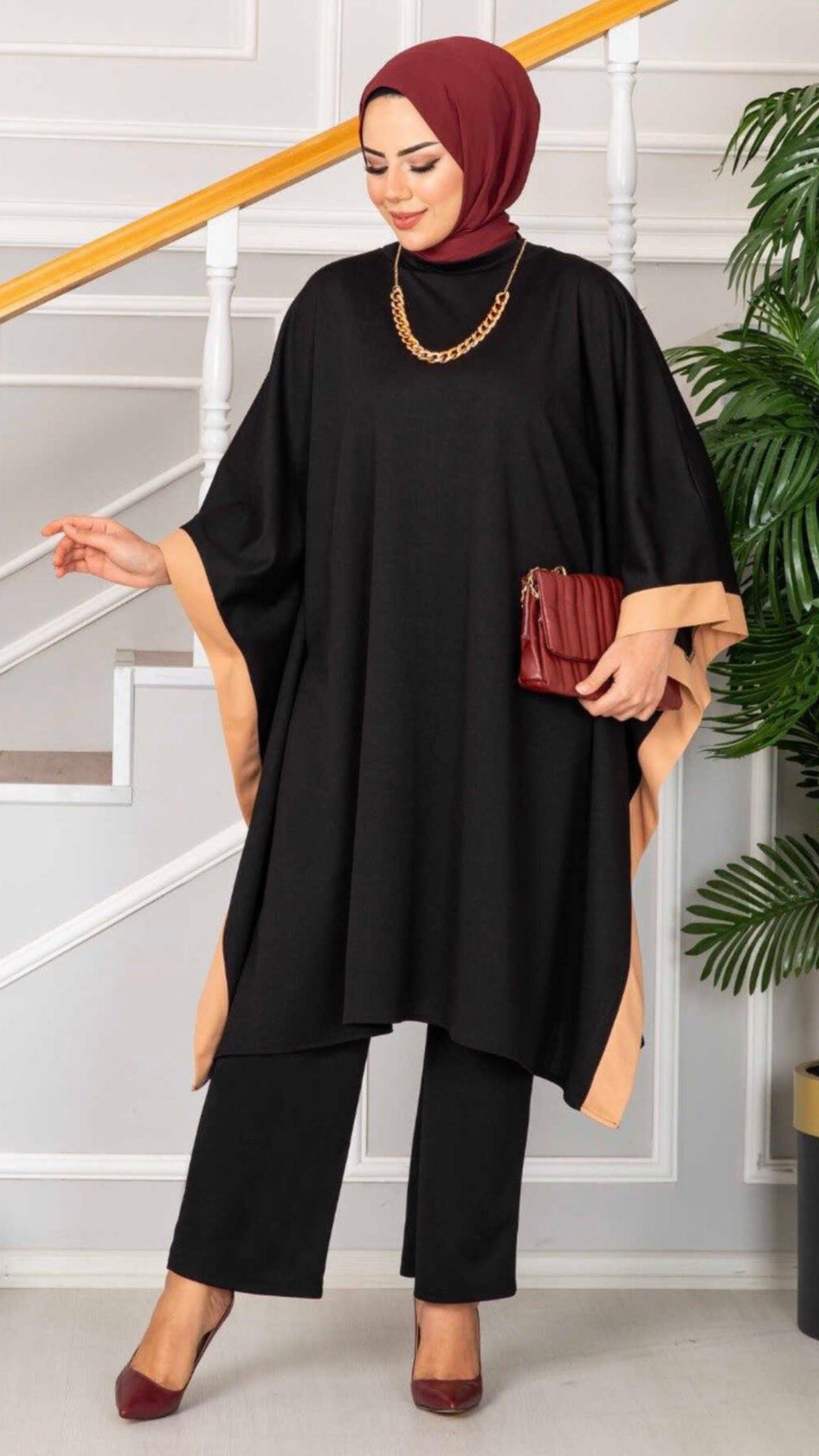 NAJMA Abaya,ensemble pantalon et haut,ensemble 2 piéce,Abaya manche kimono,Abaya ample,Abaya papillon,Abaya farahsa,abaya femme,abaya femme musulmane