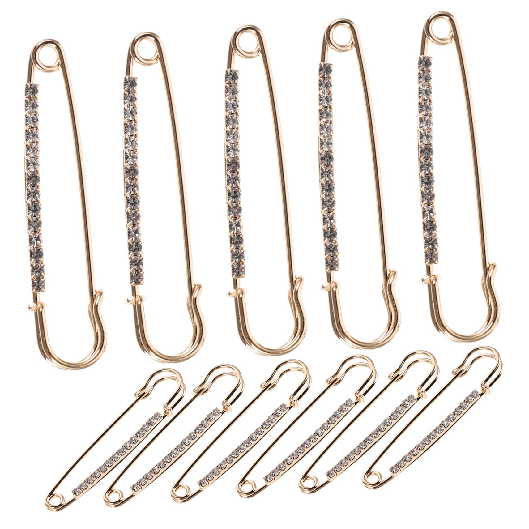 VILLCASE 48stücke Strass Sicherheitsnadeln Elegante Broschen Für Kleidung Bastelprojekte Und Festlichkeiten Robuste Und Zuverlässige Anstecknadeln Vielseitig Einsetzbar