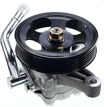 1pc Power Steering Pump with Pulley V6 for Hyundai for Veracruz 3.8L 2008-2012 Gather tools and safety equipment.-Preparation 18602464-101 571003J010, adapt to your car