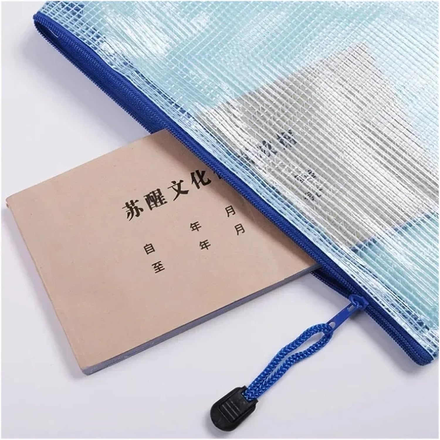 Borse con zip a rete Borsa con cerniera in rete 5 pezzi A4 A5 A6 Borsa for documenti Cartella portaoggetti for cancelleria Cartella con cerniera in rete Cartelle portadocumenti con cerniera Forniture