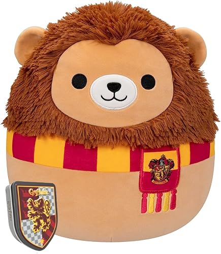 Miniatura 1 de Harry Potter House Squishmallow Bundle  Elige tu casa más gomitas a juego (león rojo (Gryffindor), 8 pulgadas)