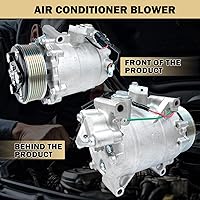 Vista 85 de Compresor de aire acondicionado AC para Ford Police Interceptor Utility 2013-2015, Ford Explorer 2011-2015, con embrague de A/C, compresor de CA