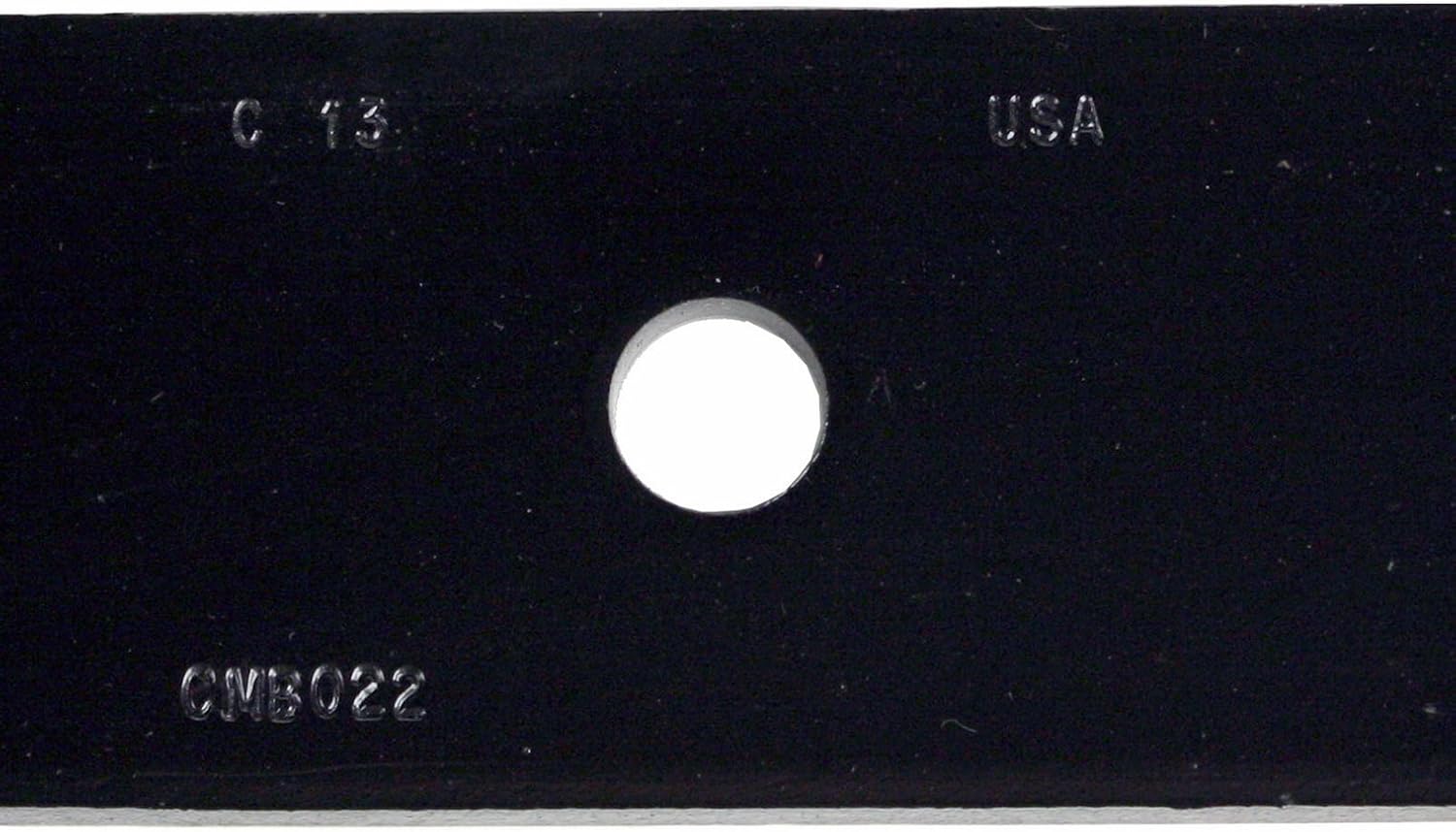 USA Mower Blades (3 CMB022BP Toothed High Lift Blade Fit Scag Husqvarna Toro 48108 481707 481711 48185 482462 Length 18in. Width 2 1/2in. Thickness .240in. Center Hole 5/8in. 36 50 52 54in. Deck