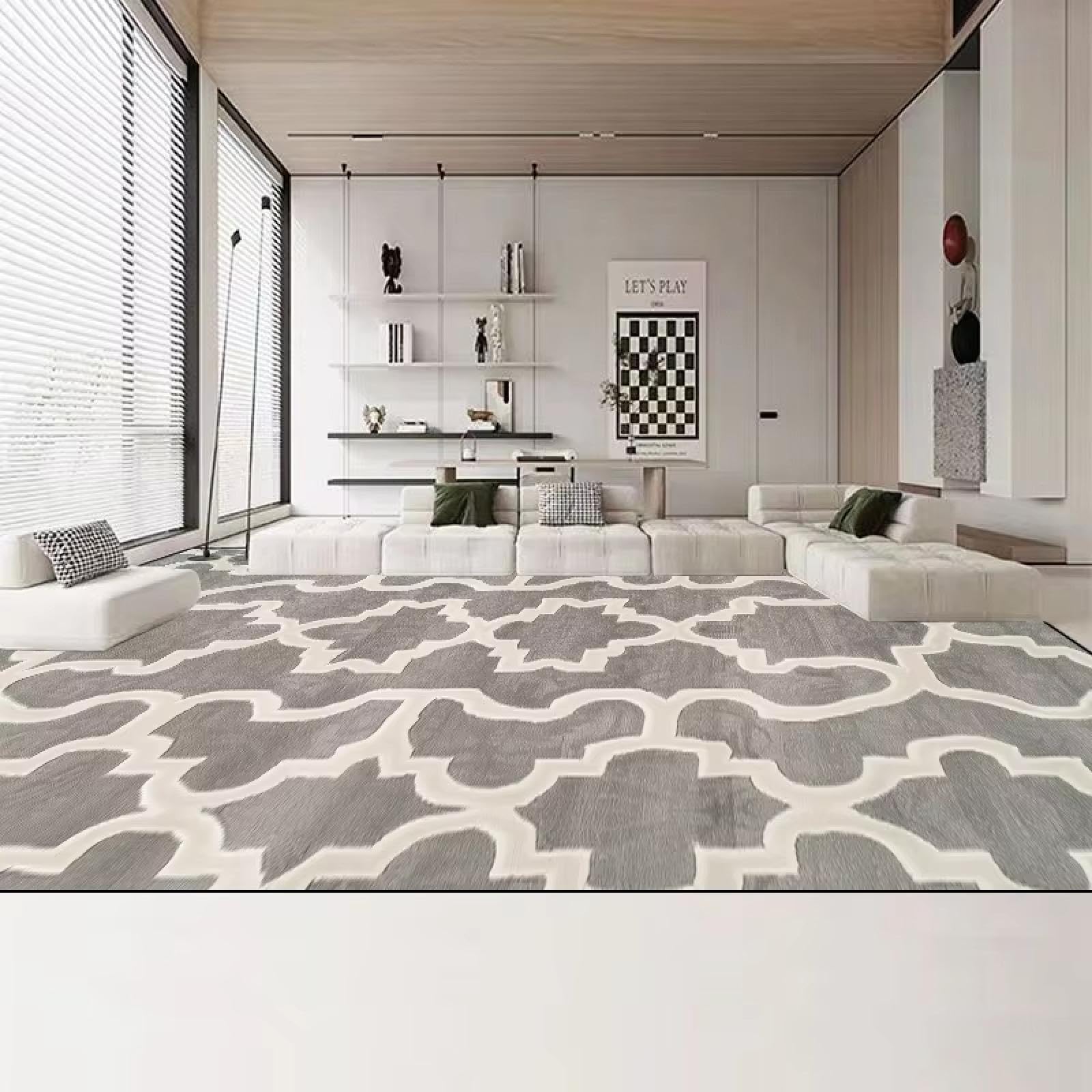 Tapis de couloir gris et doux idéal pour réchauffer l'ambiance