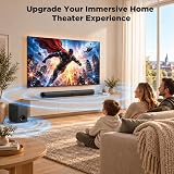MZEIBO Sound Bar 31.5inch – Bluetooth 5.3 wireless