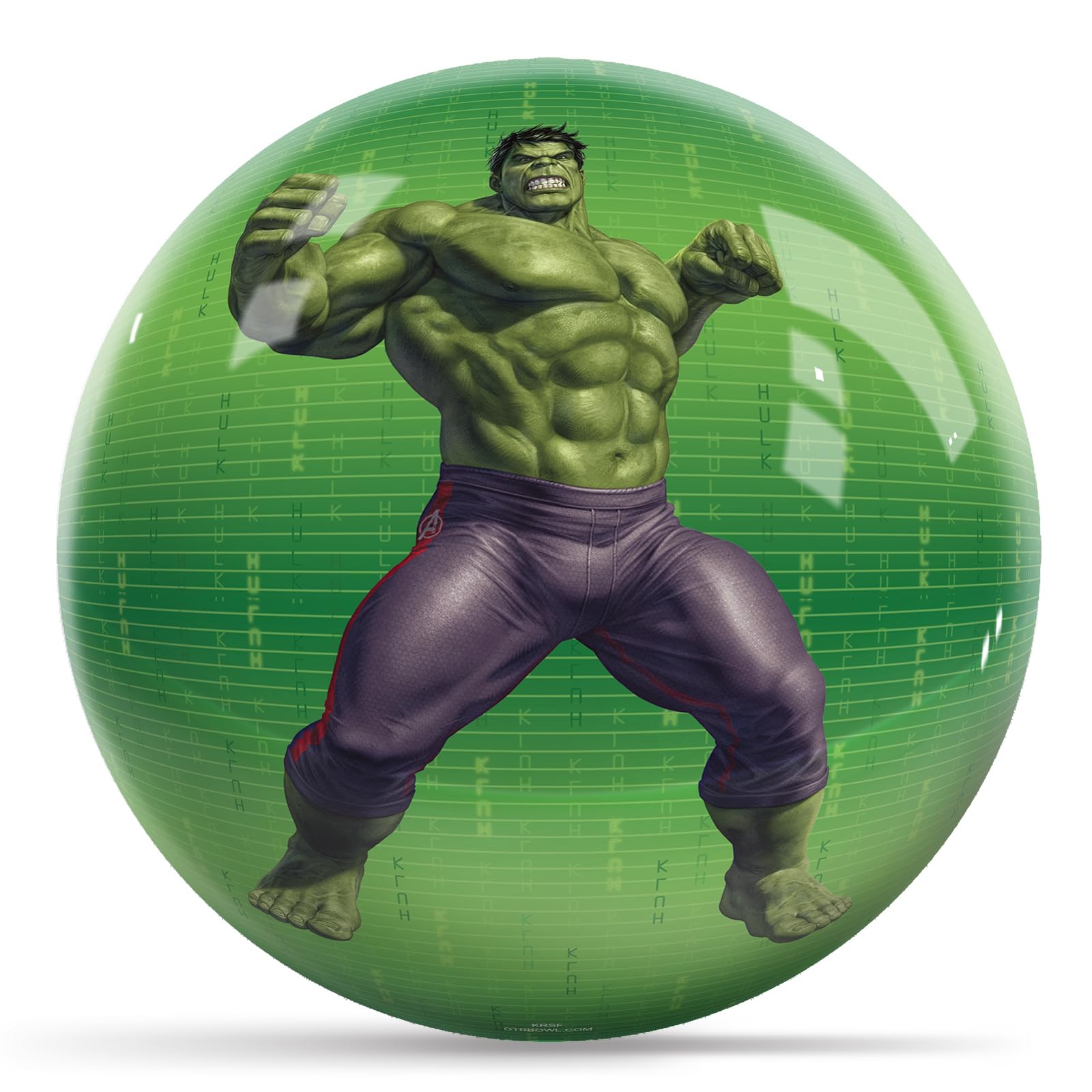 KR Strikeforce Marvel - Avengers - Hulk 16lb Bowling Ball