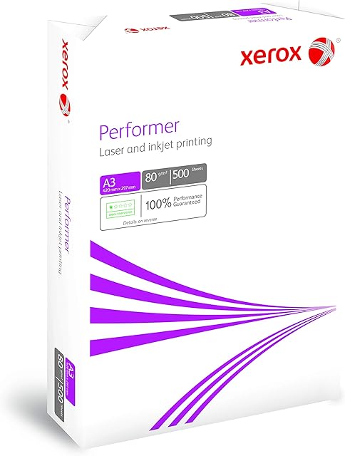 Xerox Performer Multifunctional Paper 80gsm 500 Sheets per Ream A3 White - Ref 003R90569 [1 Ream]