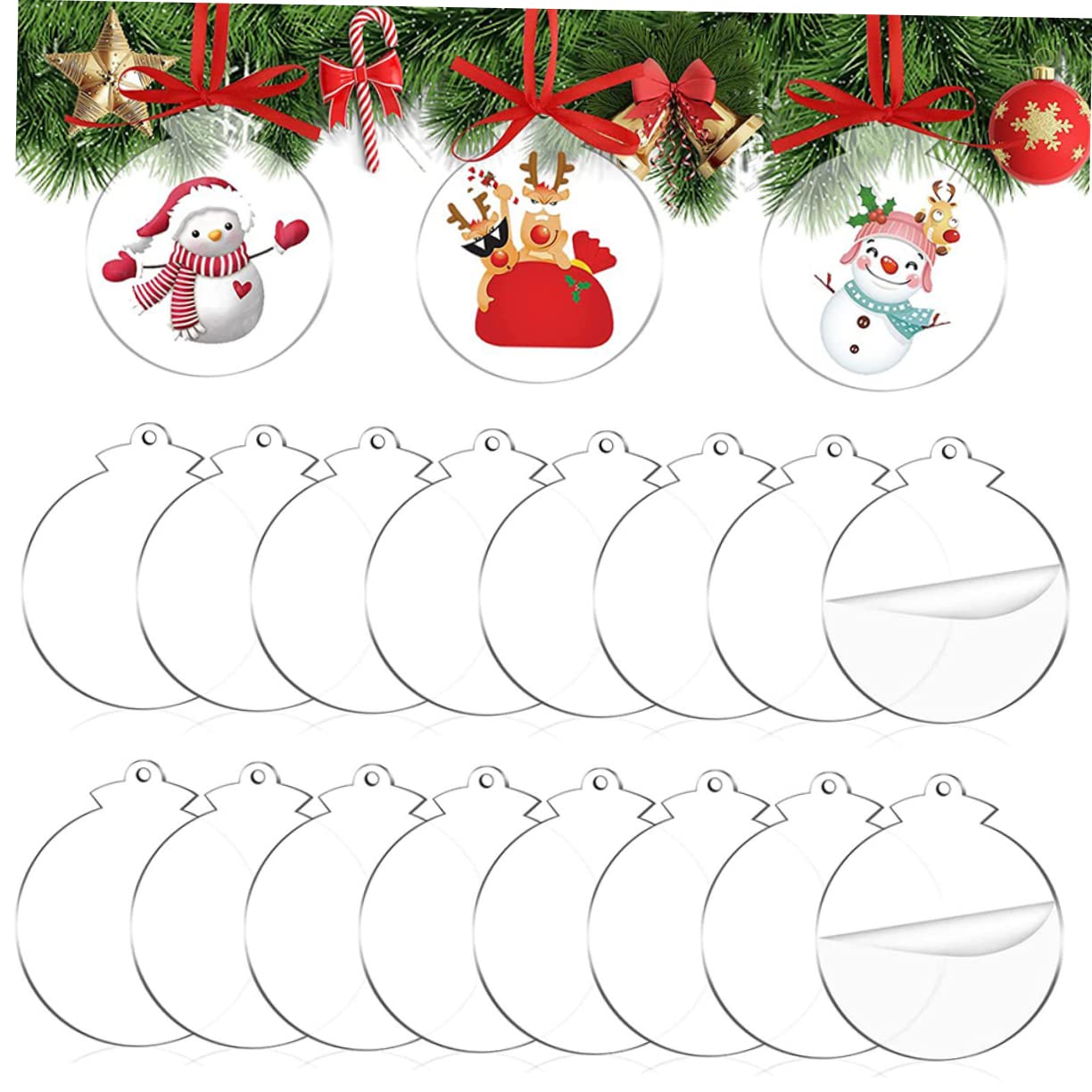 PRETYZOOM 216 STK Weihnachtskugel Dekoration personalisierte weihnachtskugeln personalisierte+weihnachtskugeln Weihnachtskugelverzierungen Leere Kugelweihnachtsverzierungen Christbaumschmuck