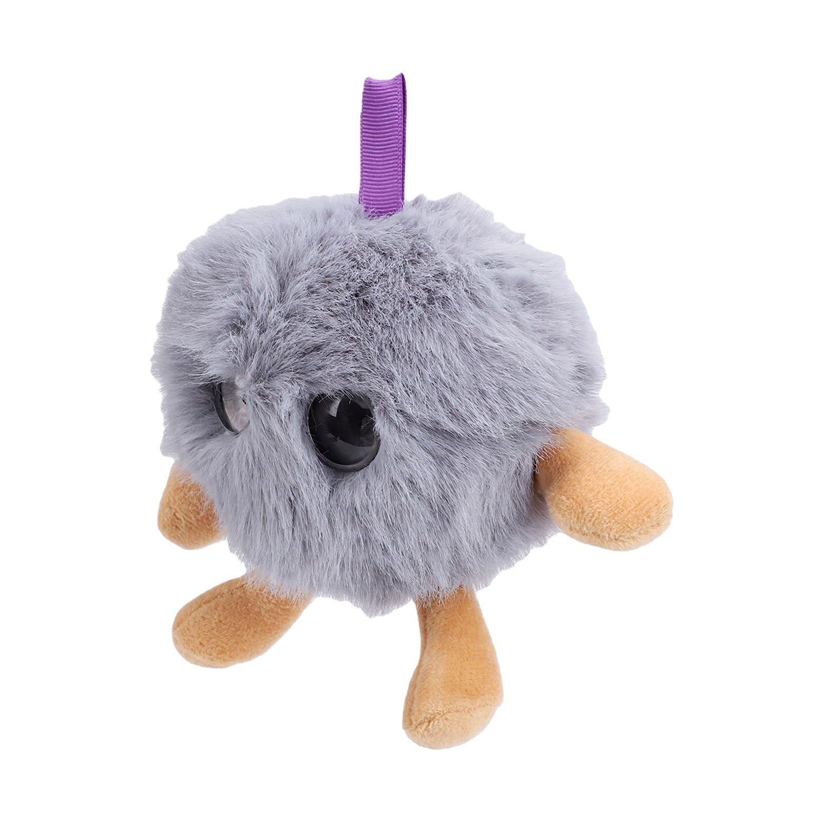 POENVFPO Juguete de Peluche Inteligente AI, Animal de Peluche de Aprendizaje Interactivo con Reconocimiento de Voz de 66 Idiomas para Niños a Partir de 3 Años (Grey)