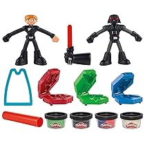 Play-Doh Star Wars, Set schiaccia e Taglia Spade Laser con Action Figure da 10 cm