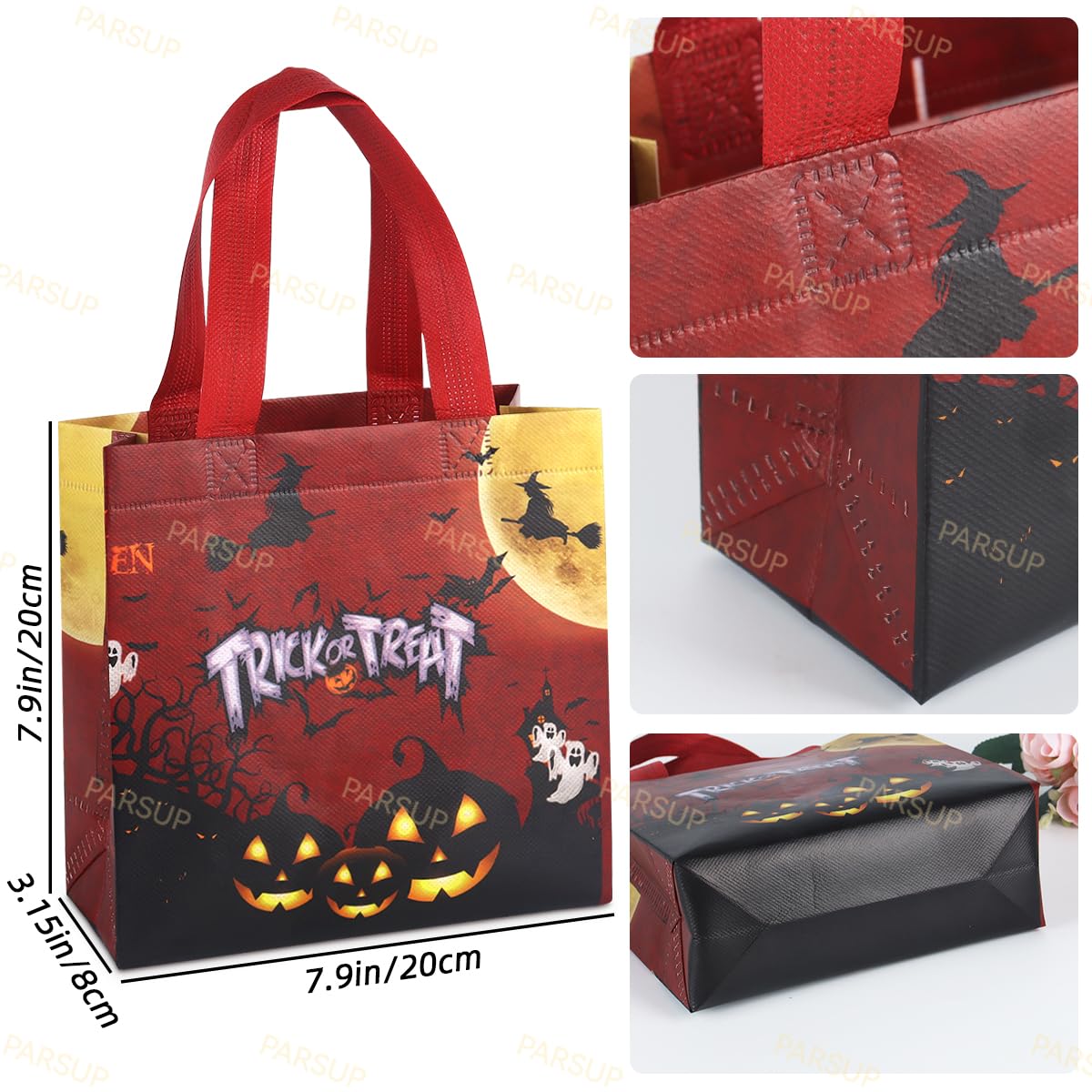 PARSUP 20PCS Halloween Trick Or Treat Bags, Ireland