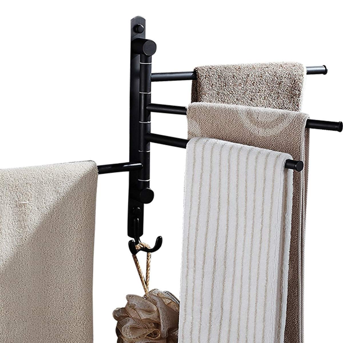 Cbtone Swing Arm Towel Bar Wall Mounted Oil Rubbed Bronze