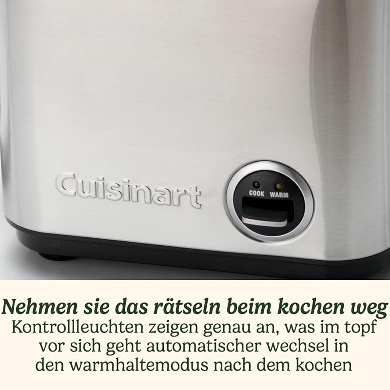 Cuisinart CRC-800 650W rozsdamentes acélból készült rizsfőző