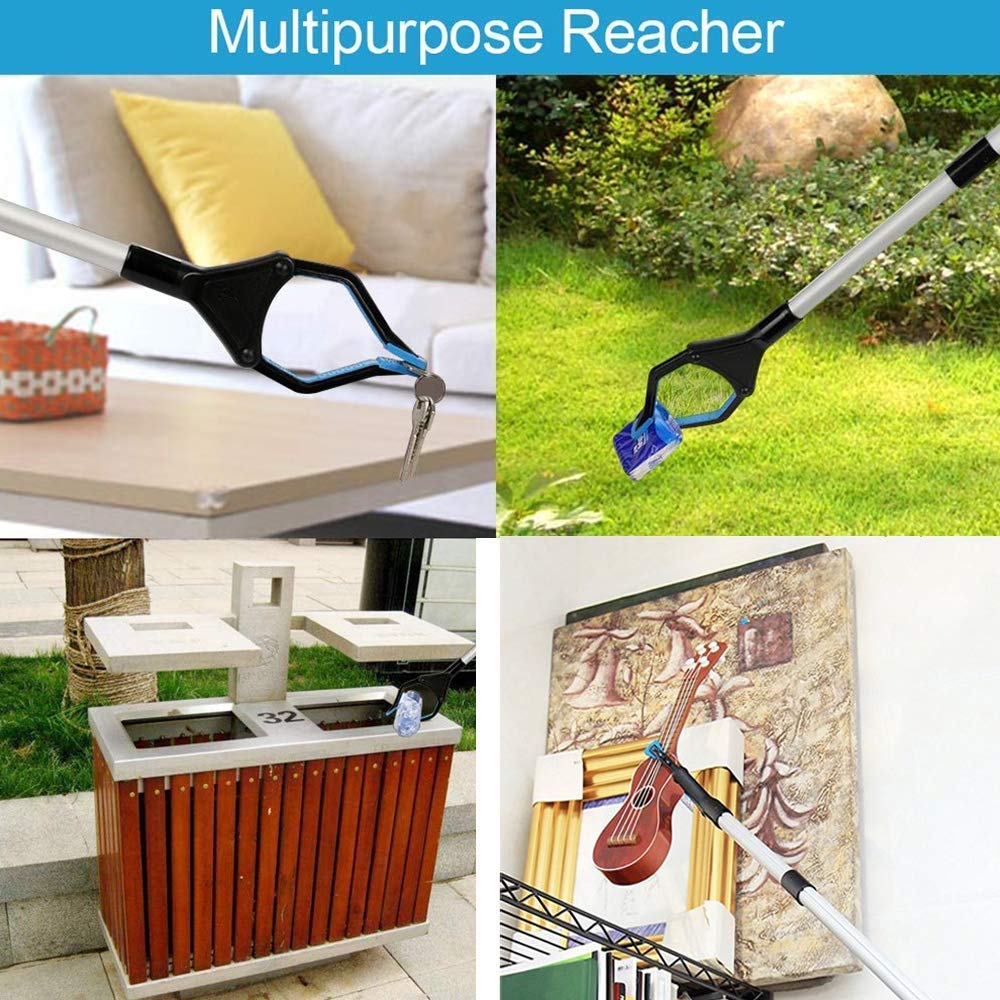Grabber Reacher Tool for Elderly, 32" Foldable Claw Grabber, Pick Up Stick Grabber, Reacher Grabber Pickup Tool, Trash Picker Upper Grabber, Litter Picker, Garden Nabber: Industrial & Scientific