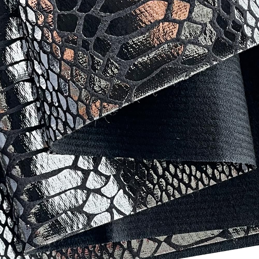 Amazon.com: ONEART | Snake Skin Texture Faux Leather Fabric 54