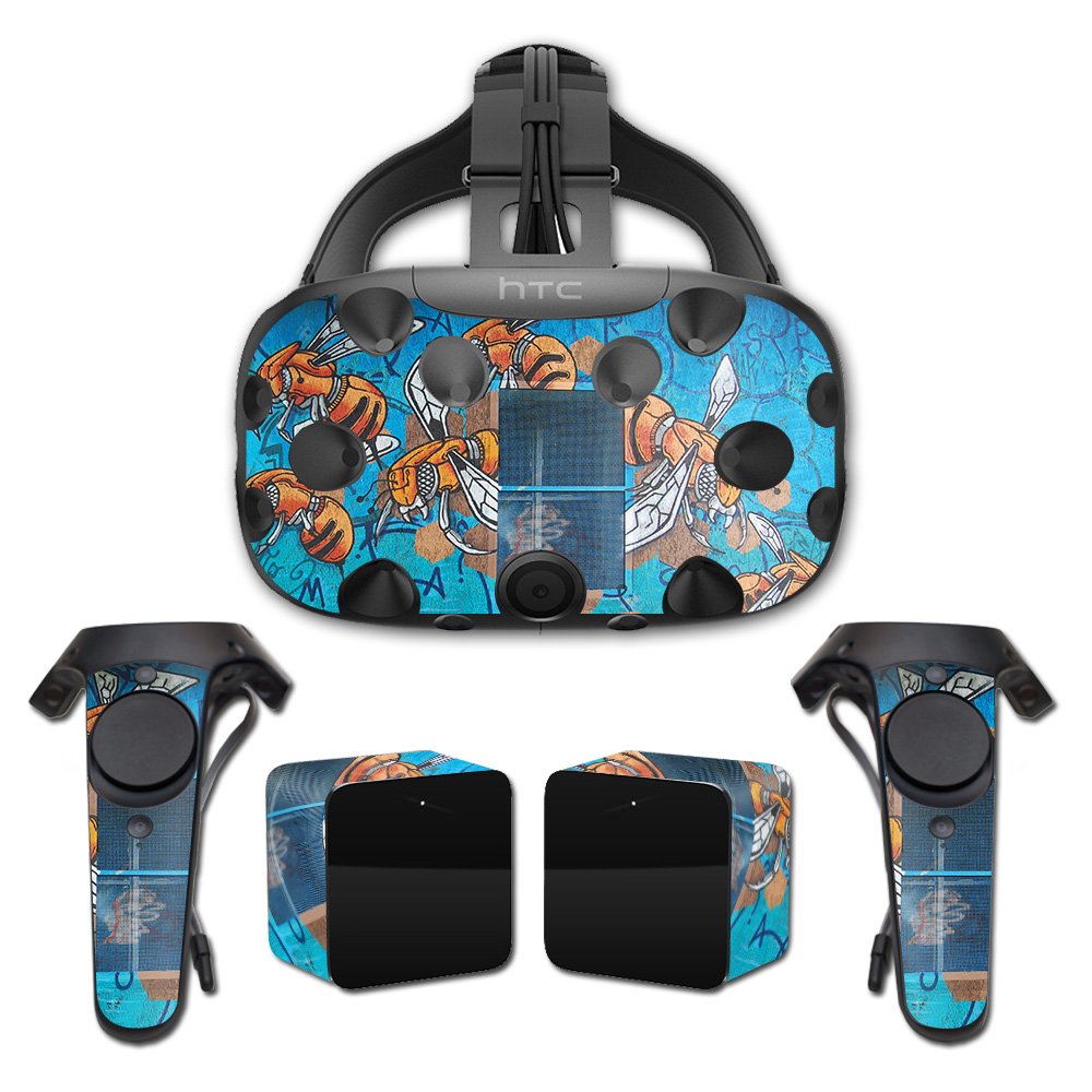 MightySkins Skin Compatible with HTC Vive Full Coverage - Killer Bumble | Protective, Durable, and Unique Vinyl Decal wrap Cover | Easy to Apply, Remove, and Change Styles | Made in The USA