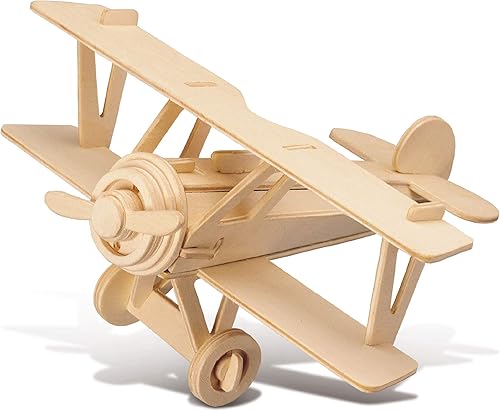 Rompecabezas 3D Nieuport 17 modelo de avión - Kit de construcción de modelo de avión de madera, kit educativo de modelo de avión de madera para