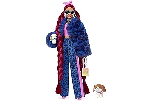 Ferociously Fashionable: Leopard Hair Barbie and Her Furry Friend