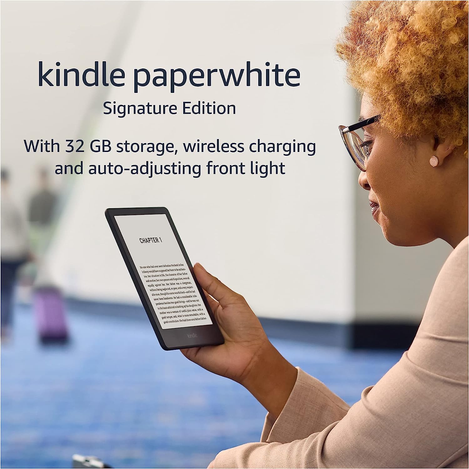 Kindle Paperwhite Signature Edition | 32 GB with a 6.8" display, wireless charging and auto-adjusting front light | Without ads | Black (Previous generation) Black Without Kindle Unlimited