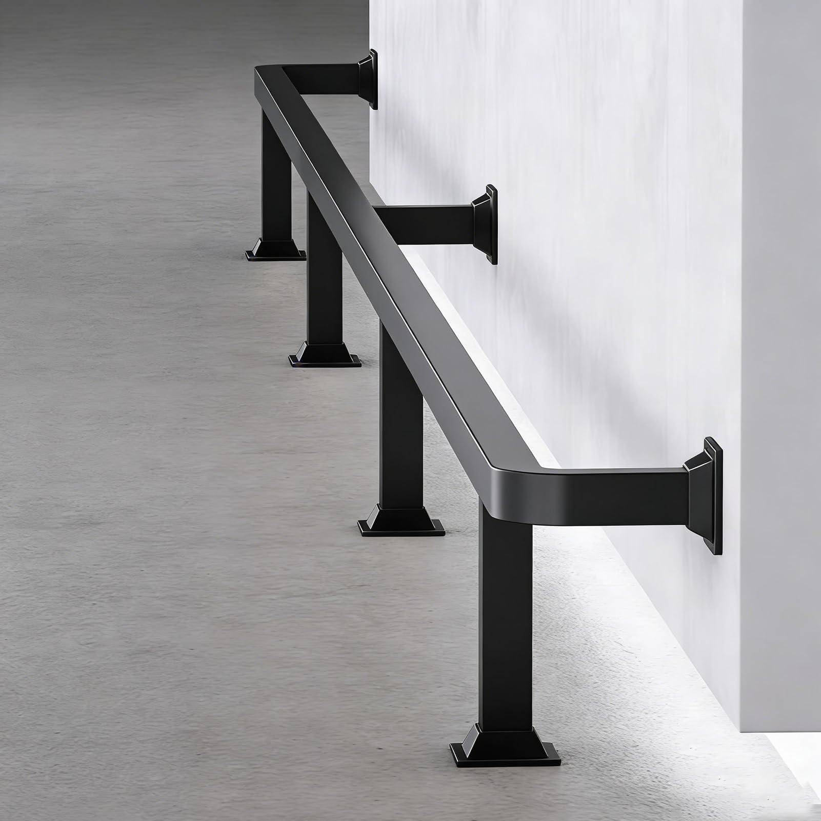 Repose-pieds de bar industriel pour îlot de cuisine moderne