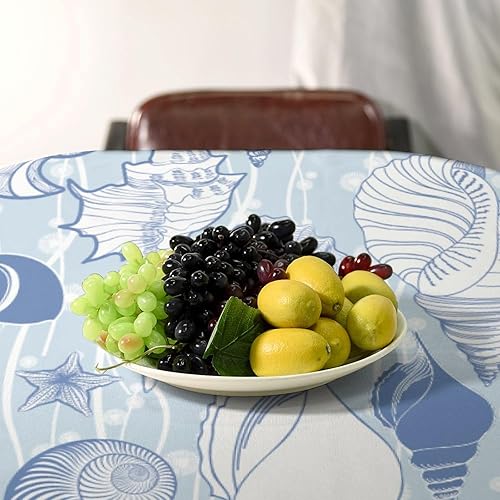 Miniatura 1176 de Mantel floral hippie, diseño retro de los años 70, naranja, rosa, azul, floral, bohemio, estampado estético de margaritas, para fiesta, picnic