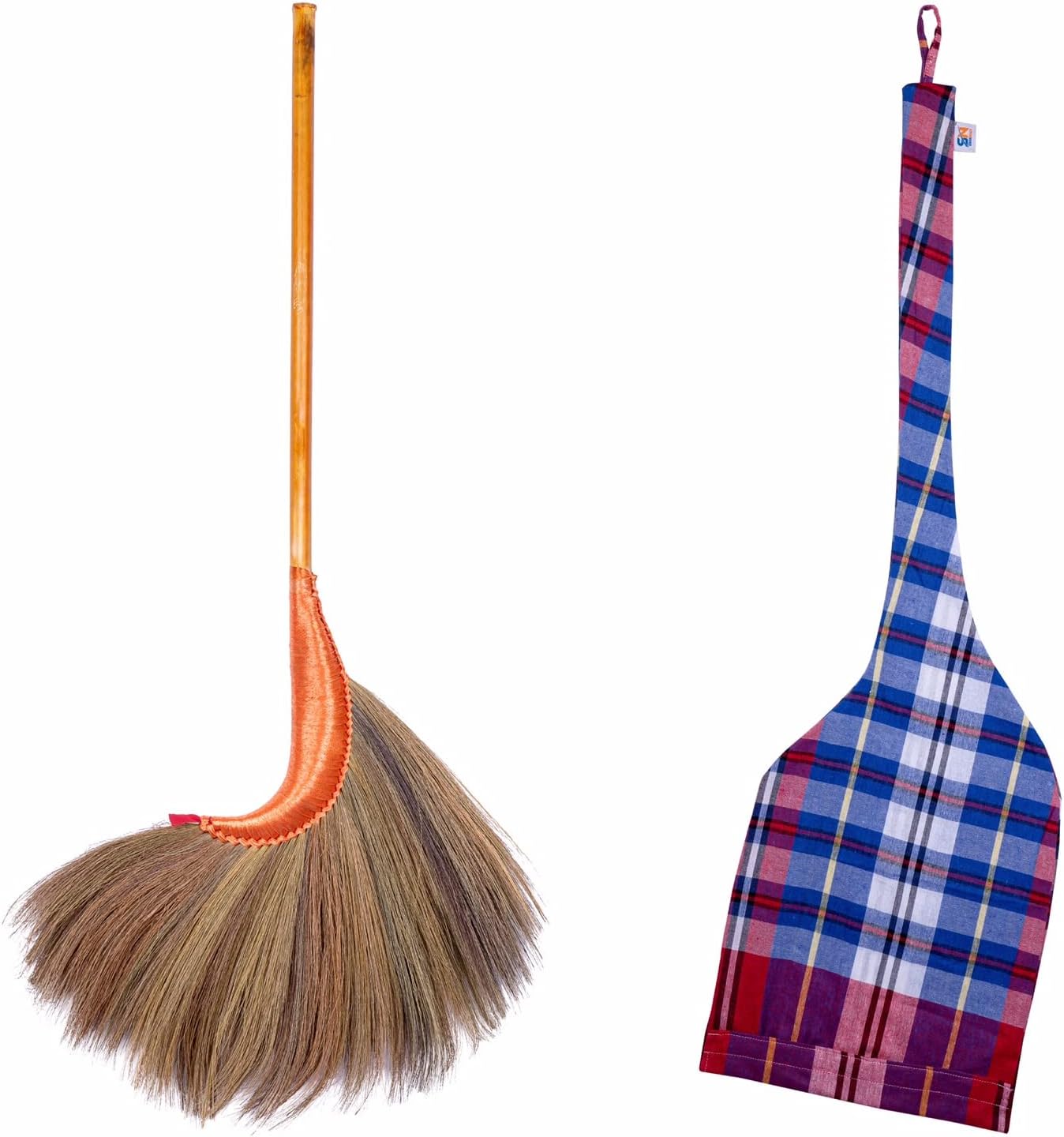 Natural Grass Broom 100% Handmade (Contemporary)