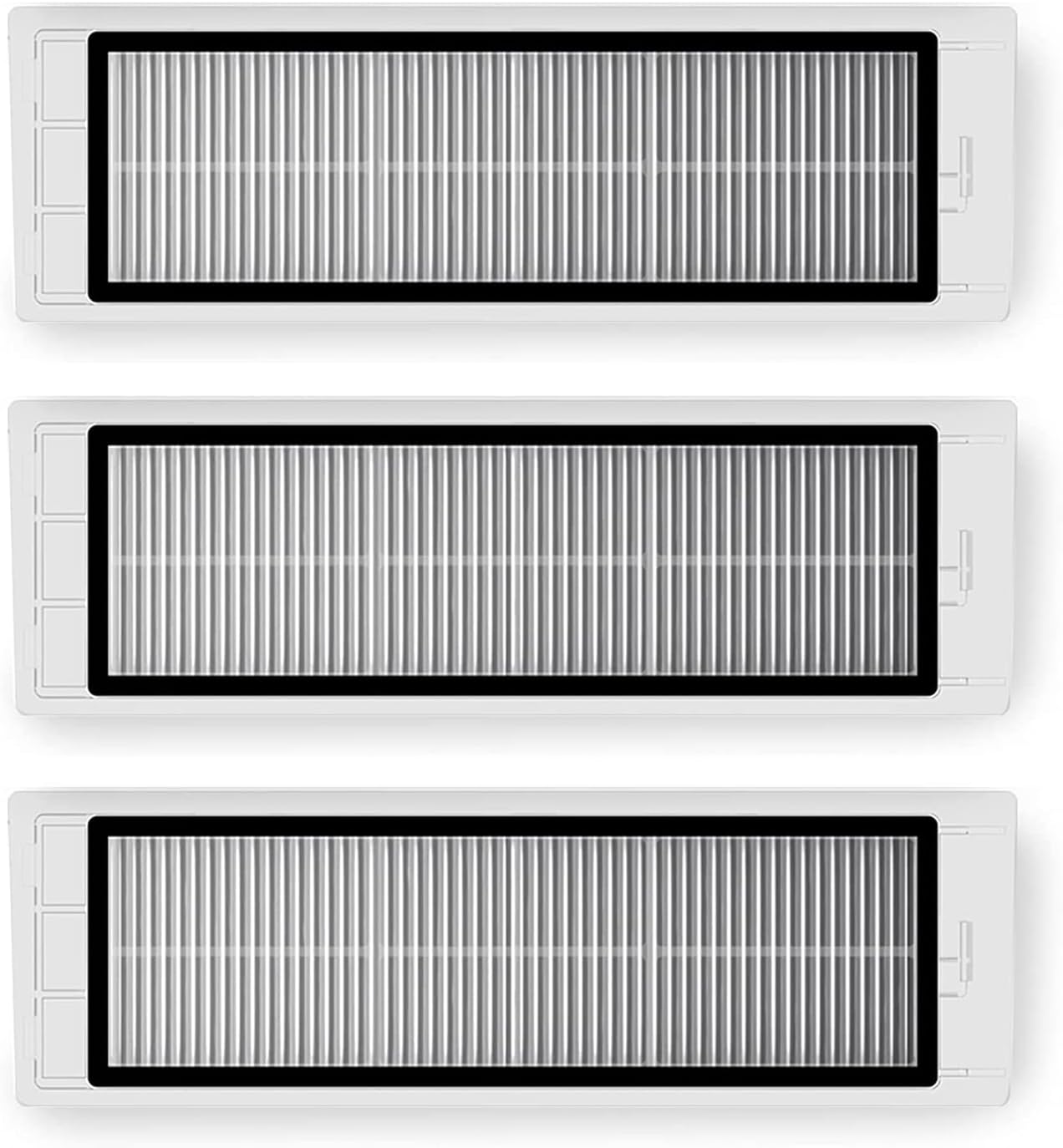 Rrochio Washable Filter Compatible with Roborock S4/S5/S5Max/S6/S6Pure/ S6MaxV and E, Accessories Replacement Parts HEPA Filter×3